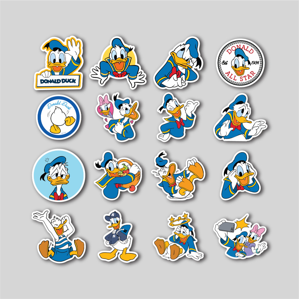 

Sticker Pack Donald Duck | Sticker Tumbler | Stiker Laptop Koper Helm