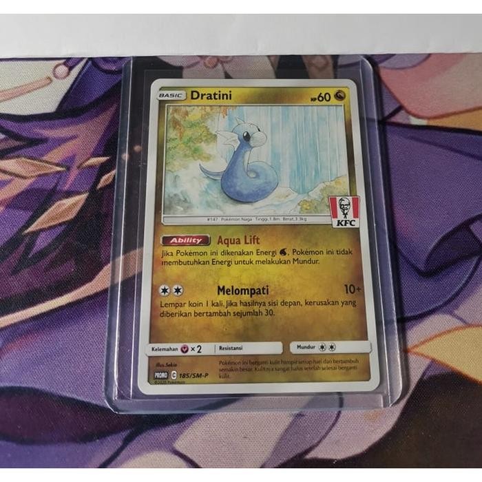 Novice Pokemon TCG Indonesia Promo pack KFC Dratini