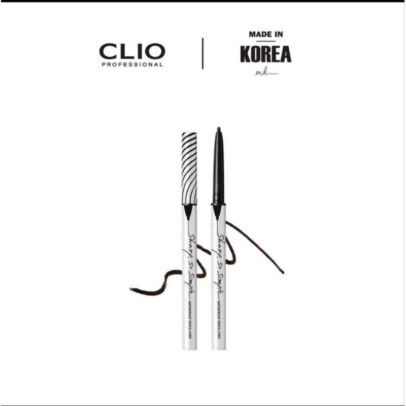 CLIO Sharp So Simple Waterproof Pencil Liner Eyeliner