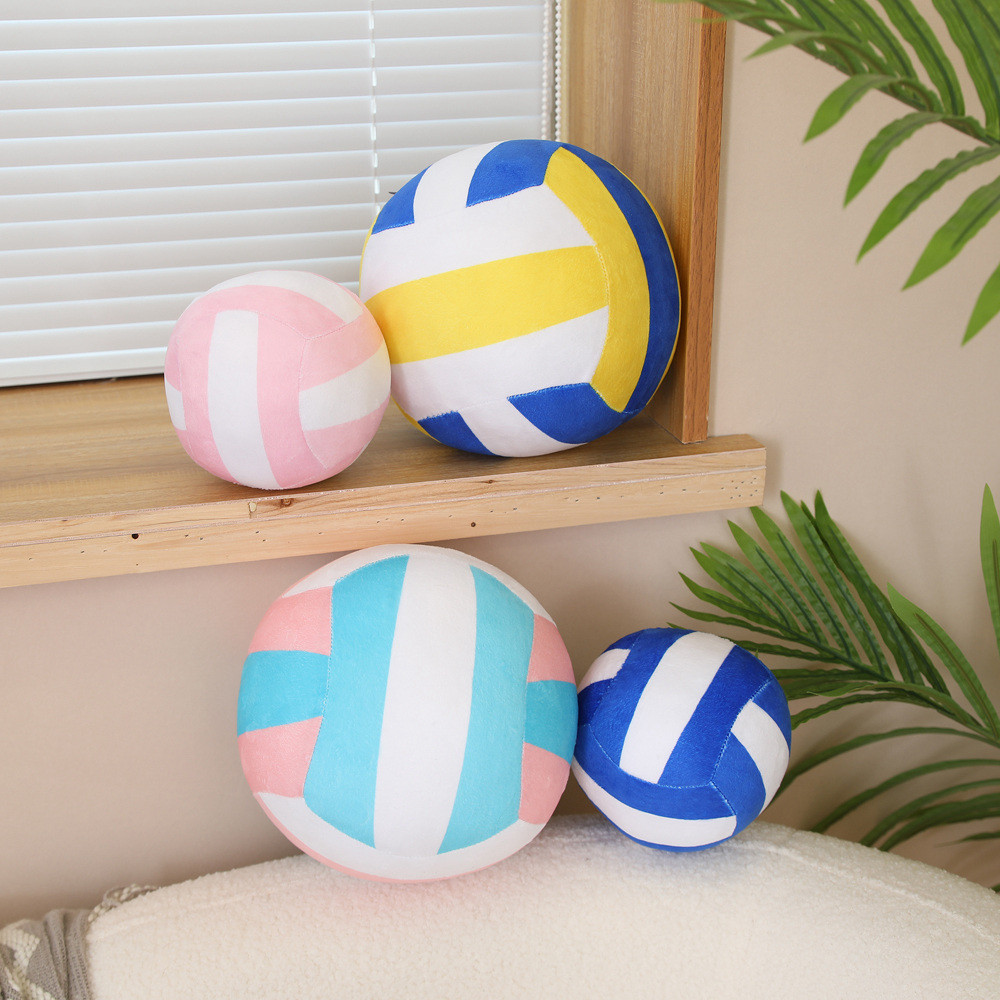 

Simulatied Volleyball plush toys Ball Plush Toy Cute Volleyball Props Pillow Accompany Kids Soft Gifts for Girls Boys Room Decor