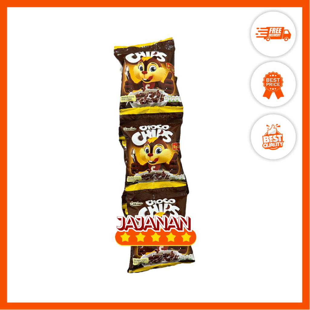 

Simba Choco Chips 500 1 Renceng Isi 10 pcs @6gr Jajanan Termurah