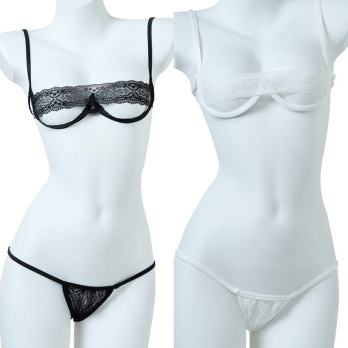 NEW!! Lingerie Set Bra + G string Sexy pakaian dalam seksi lingere hot - Hitam