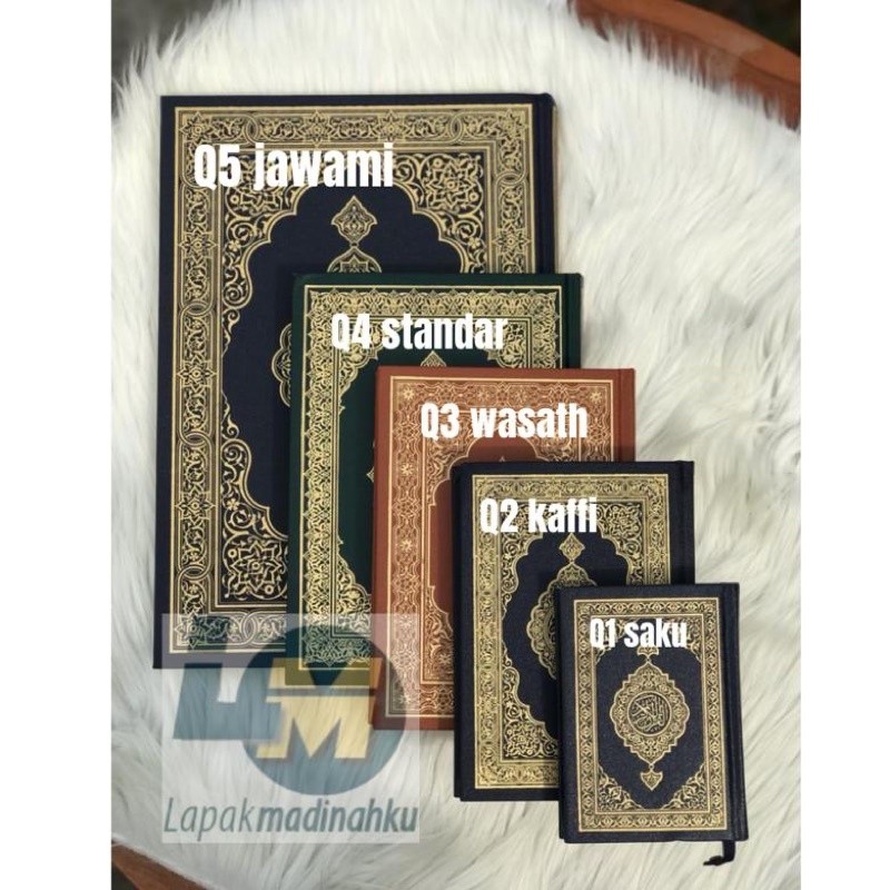 {Free Pelindung Sudut} MUSHAF MADINAH TERLENGKAP Al-QURAN Asli CETAKAN MADINAH Q1 Q2 Q3 Q4 Q5 -Quran