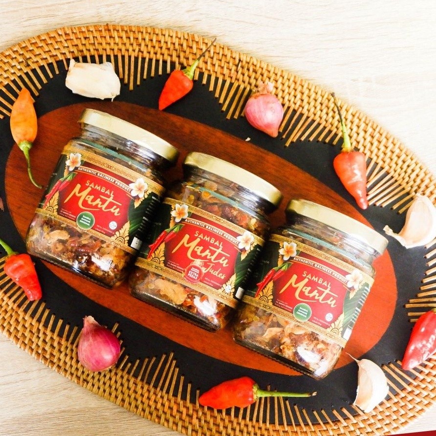 

Paket SambalMantu JUDES Isi 3 Botol Sambal MBE KhasBali Enak