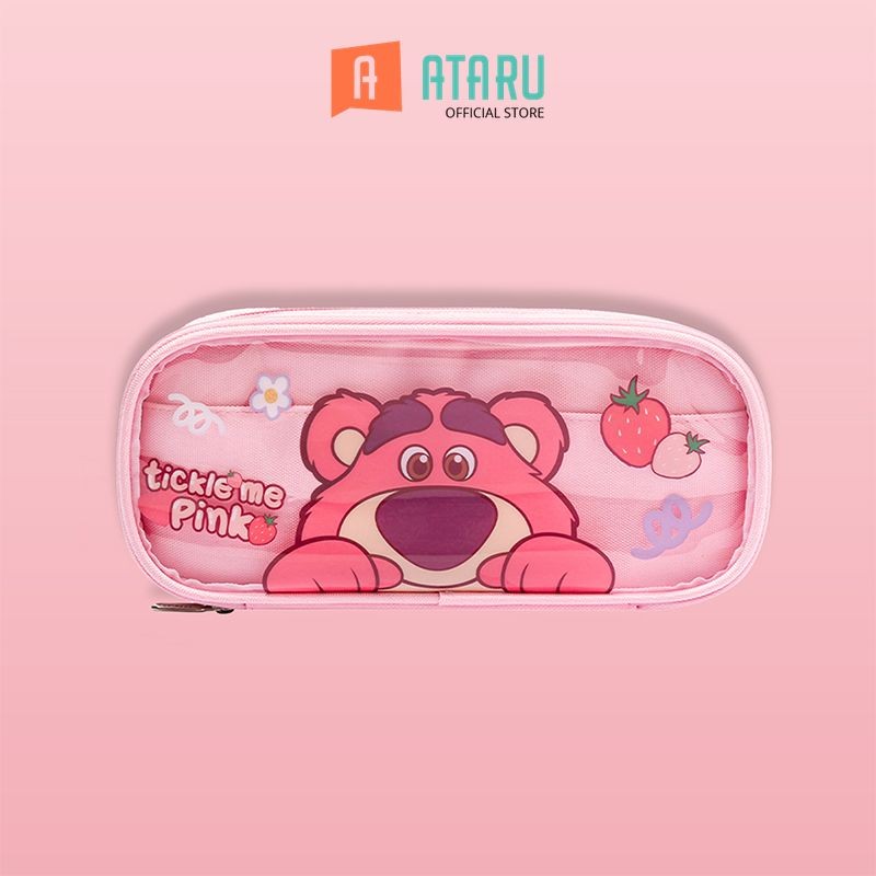 

Ataru Tempat Pensil Lotso - Pink Pouch Pensil Pulpen Pencil Case Tempat Alat Tulis Peralatan Tulis Kids School Stationery