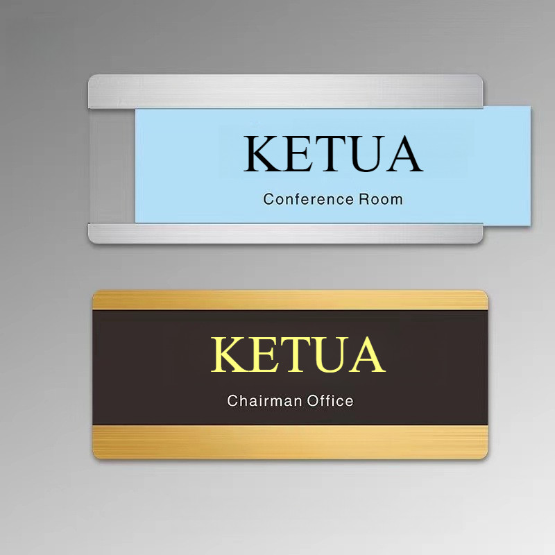 

PAPAN NAMA KAMAR SLIDING 28x12 CM - Papan Nama Pintu Kamar Plug-In Kartu Aesthetic Custom (Emas/Perak) | Bisa Diganti Tulisan | Papan Nama Kamar Estetik & Minimalis