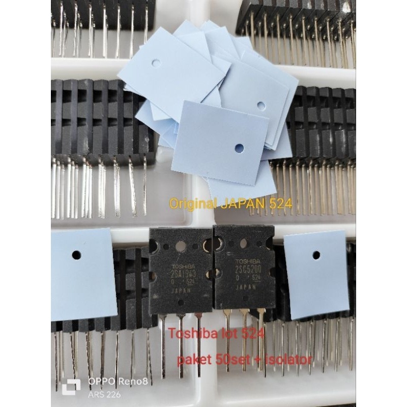 Toshiba 2SA 1943 2SC 5200 LOT 524 Transistor Toshiba lot 524 paket 50set