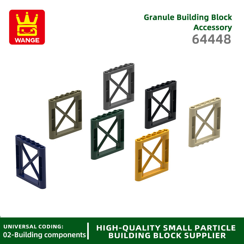 

Wange 20Pcs/lot 64448 6x6Dots Wall Column Wallboard Block Moc Color Accessories Compatible with Brick DIY Children Toy Assembly