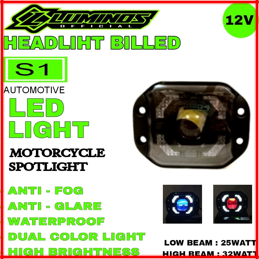 SALE Lampu LED Headlamp BILED LUMINOS S1 KLX CRF 150 BILED Original LUMINOS DD186
