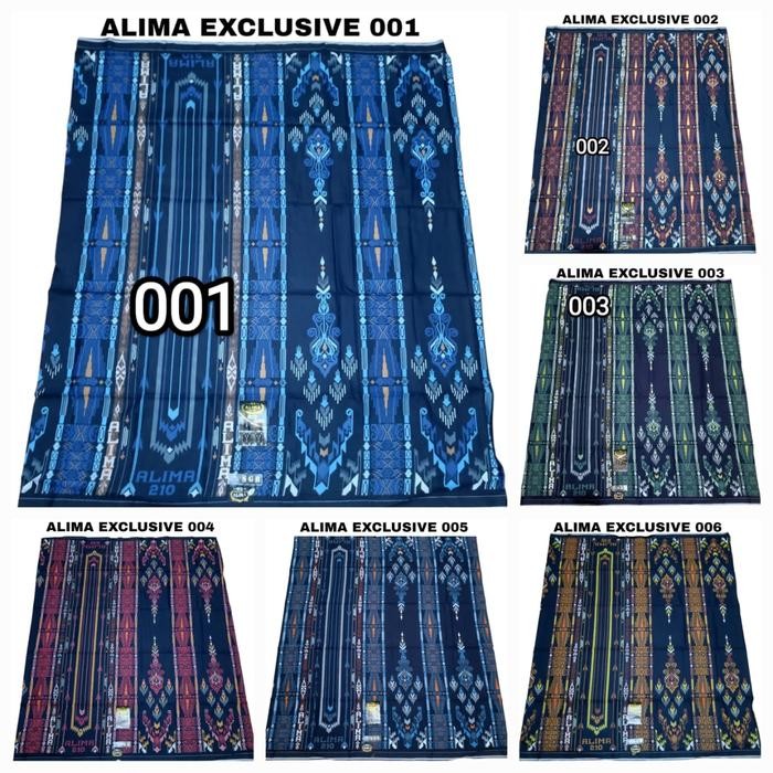 Sarung Alima 210 Original Bahan Rayon Motif BHS