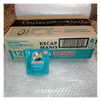 

(derifrozen) Kecap BANGO 60ml isi 48 ( 1 DUS / KARTON ) - Kecap Manis Bango 60 ml