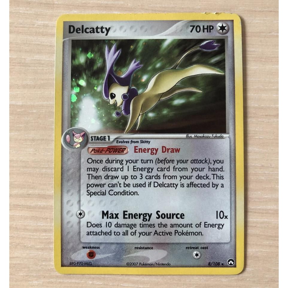 Delcatty 8/108 Holo Rare Pokemon TCG Card Charizard Blastoise Venusaur