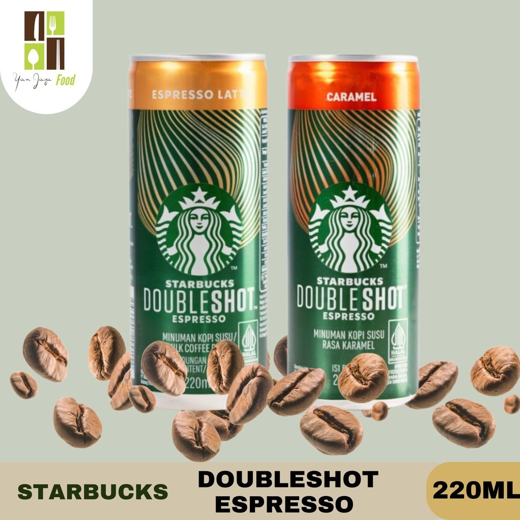 

Starbucks Doubleshot Espresso Latte 220ml / Doubleshot Espresso Caramel 220ml / Coffe Drink / Doubleshot Espresso / Kopi Espresso