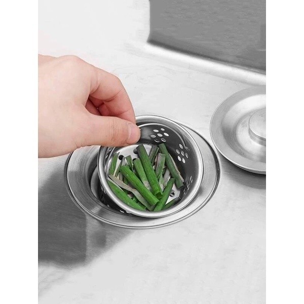 SARINGAN WASTAFEL Cuci Piring Afur Penyaring Stainless Sink Tutup Bak Avur Westafel Tempat Cucian Pe