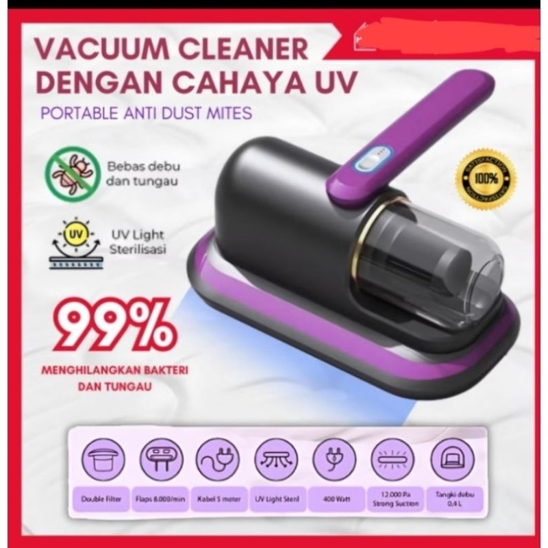Vacuum cleaner Kasur dan sofa bebas tungau/ Vacuum cleaner kasur portable