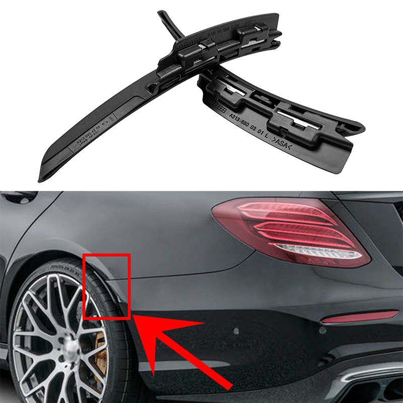 Rear Bumper Fender Flare Extension Wheel Eyebrow Lips For Mercedes Benz W213 E200 E250 E300 E400 E53