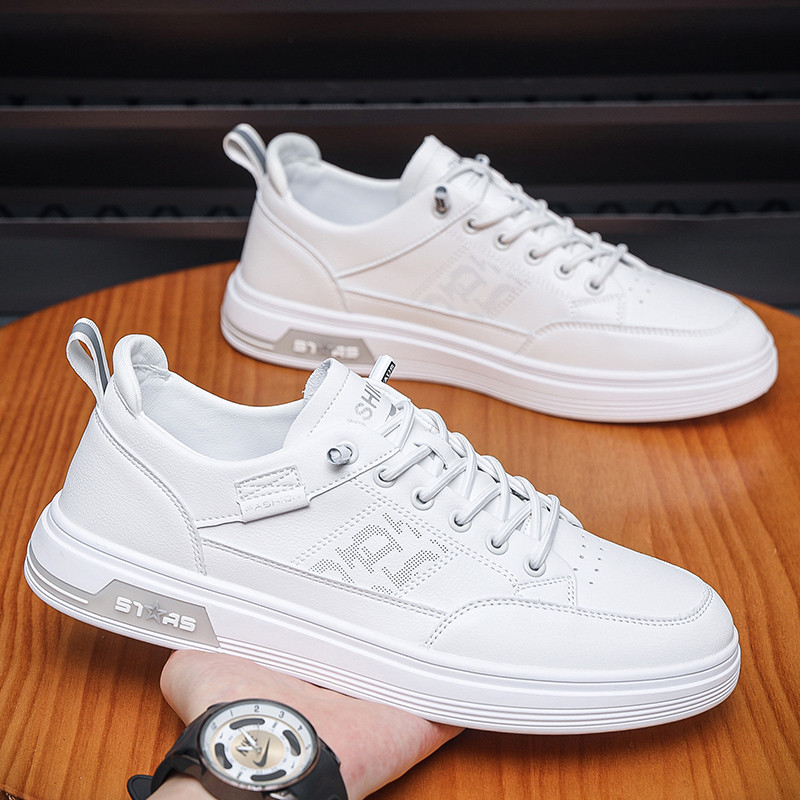 Sepatu Sneakers Putih Pria Keren Santai /Sepatu Pria Terbaru Sepatu Sneakers Fashion Dewasa