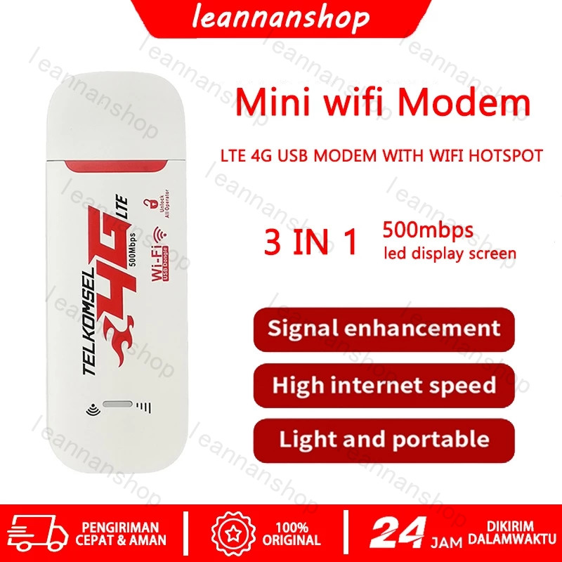 500Mbps Modem Wifi Mifi 4G LTE Modem USB 500mbps UnlockCO