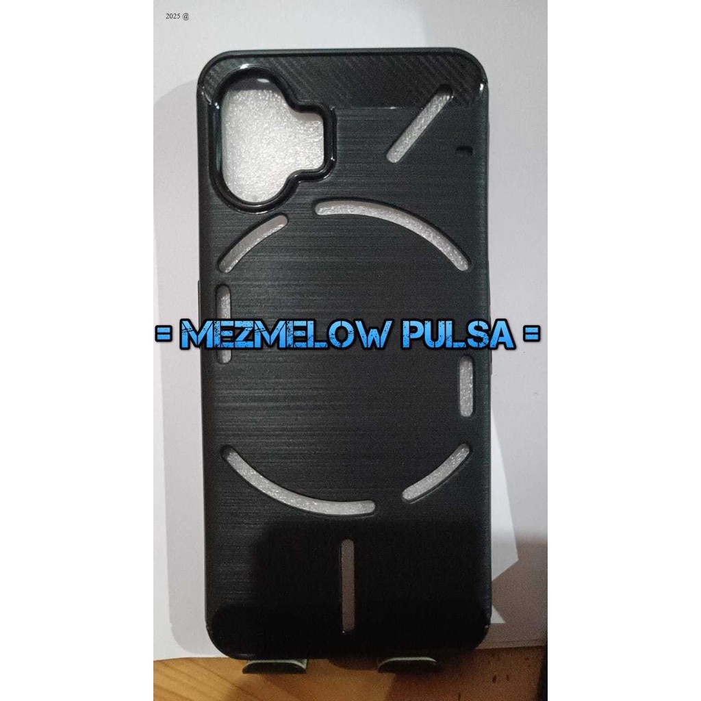 Caseng Casing Softcase Soft Case TPU Fiber Carbon Case NOTHING PHONE 3A BIASA - Gambar 3