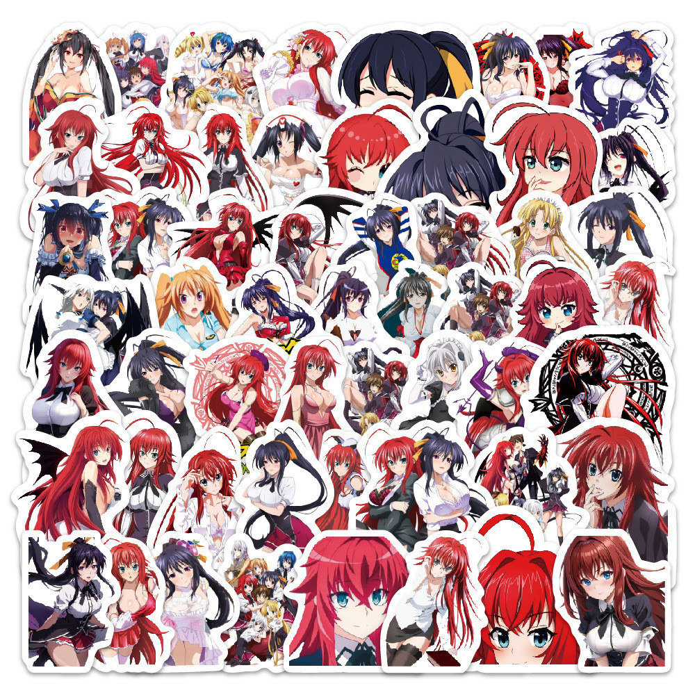 

10/50/100PCS High School DXD Anime Graffiti Stickers Sexy Girl Cartoon Decals DIY Laptop Phone Guitar Car Skateboard Sticker Toy