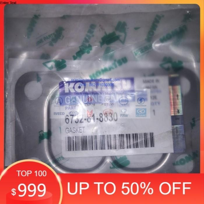 Gasket Turbo KOMATSU 6732-81-8830 Genuine Parts komatsu TOP