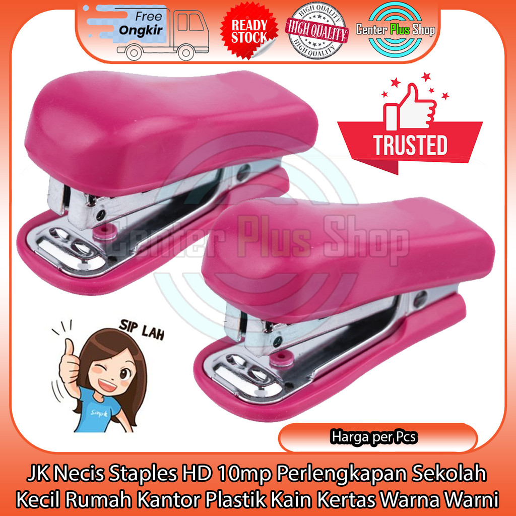 

JK Necis Stapler Mini Hd 10mp Stepler Jepretan Hekter Steples Kecil Perlengkapan Sekolah Kantor Rumah Hekter Warna Warni Color Colors Jekrekan Ceklekan Pengokot Menjepit Kertas Penjepit Dokumen Buku XNDL Plastik Kain Notes