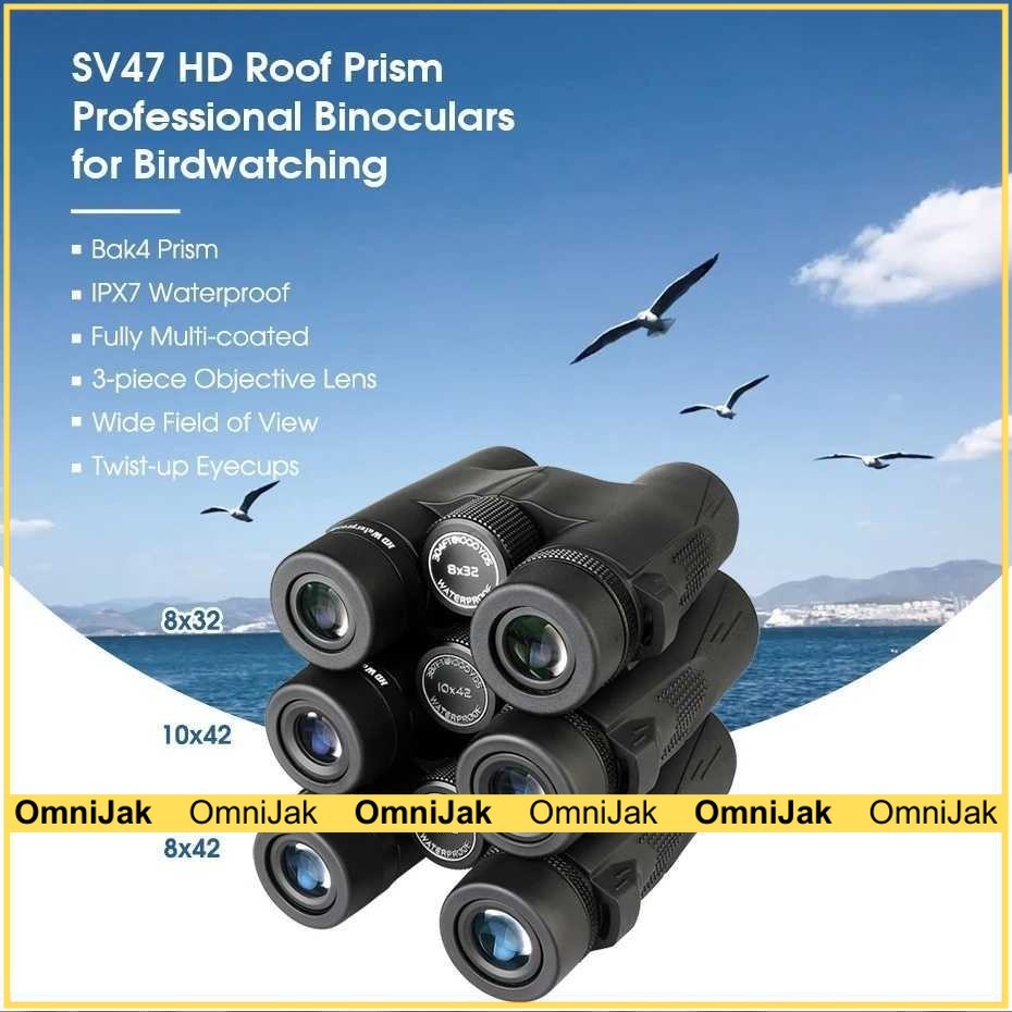 SVBONY Teropong Binocular HD BAK4 FMC Lens Birding Stargazing IPX7 - SV47