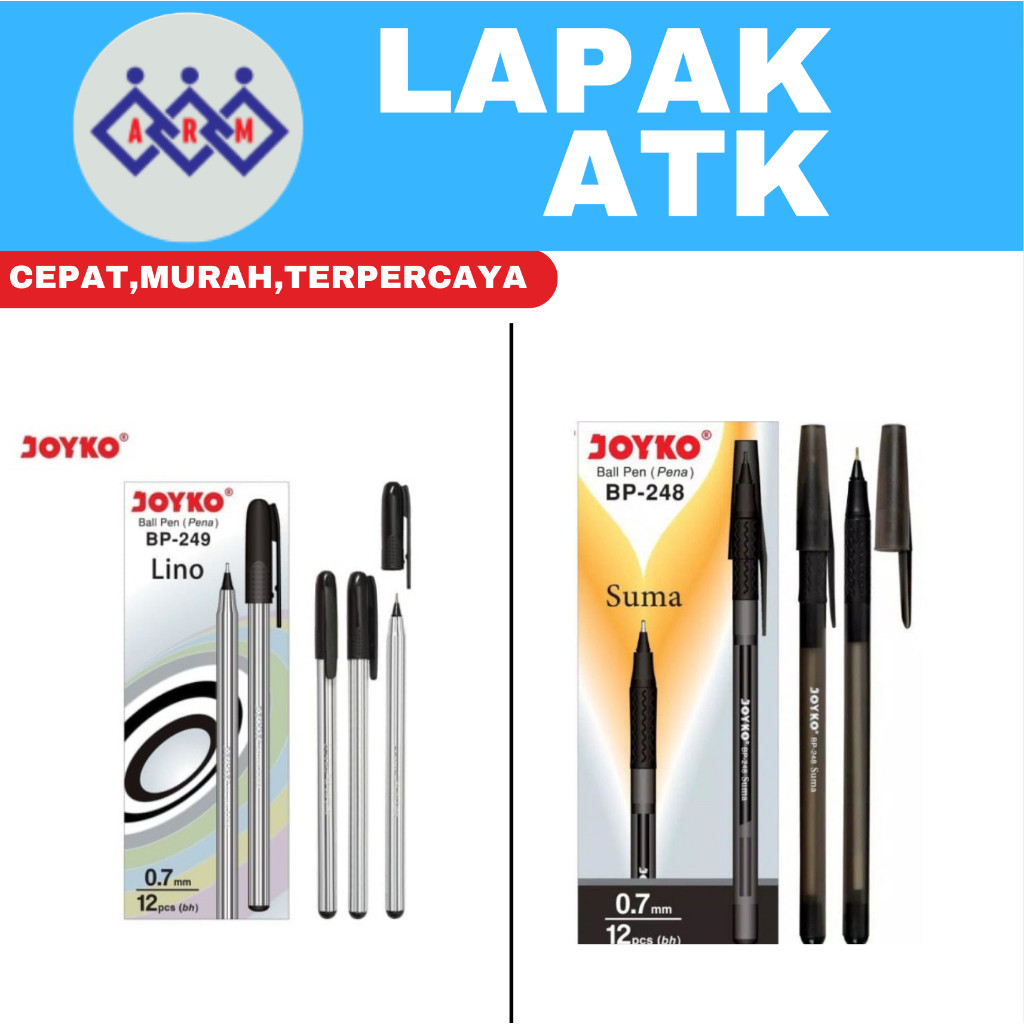 

PULPEN JOYKO BP-248 SUMA / PULPEN JOYKO BP-249 LINO (ISI 12) + Best Seller