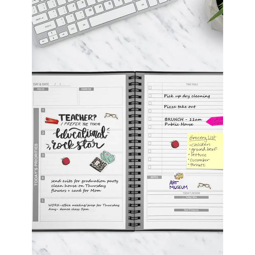 

A5 Smart Erasable Notebook Reusable Daily Planner Newyes Custom Students Rocket Book Writing 2025