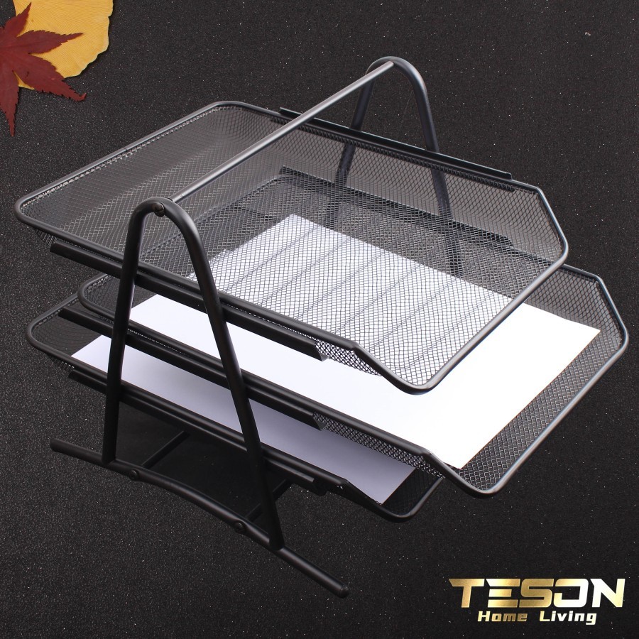 

NEW Rak Kertas Dokumen Surat 3 Susun / Paper Document Letter Tray 3 Tier PREMIUM