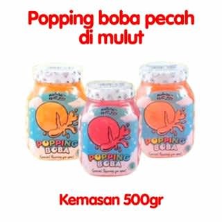 

POPPING BOBA KEMASAN TOPLES/JAR 500GR