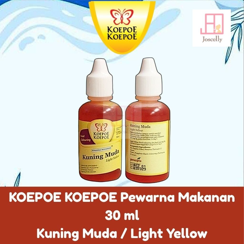 

JOSCELLY.ID KOEPOE KOEPOE Pewarna Makanan Kuning Muda / Light Yellow