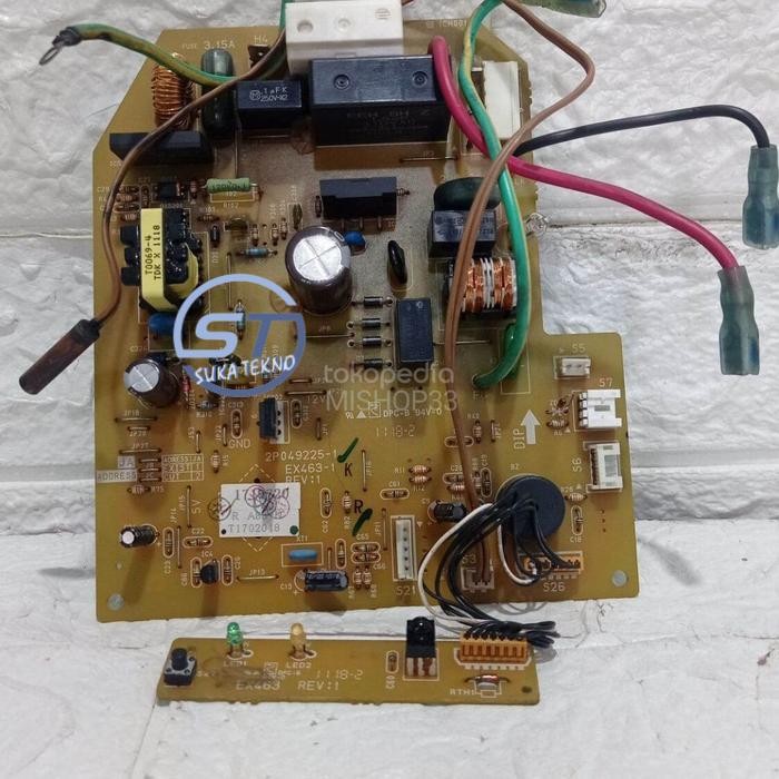 MODUL PCB AC DAIKIN R22 SOKET COKLAT SET SENSOR ORIGINAL