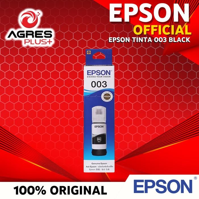 Tinta Printer EPSON 003 Black Hitam Original L3110 L1110 L3150 L5190