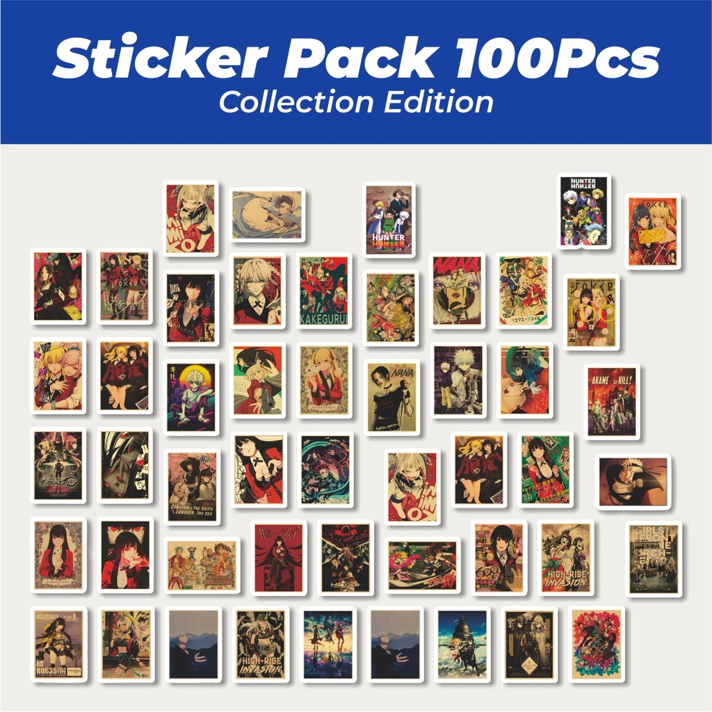 

Hot Stiker Poster Kertas Kraft Motif Kartun Anime Lucu Anti Air Stikers Berperekat Waterproof Sticker Decal Buat Motor Helm Buku Journal Koper Casing HP Laptop Botol Minum