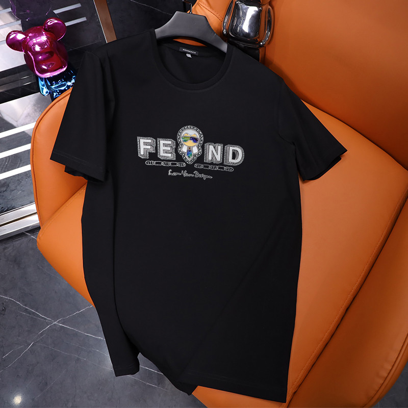 Kaos sutra es sutra high-end sutra lengan pendek untuk pria 2025 pria penginderaan es musim panas ba