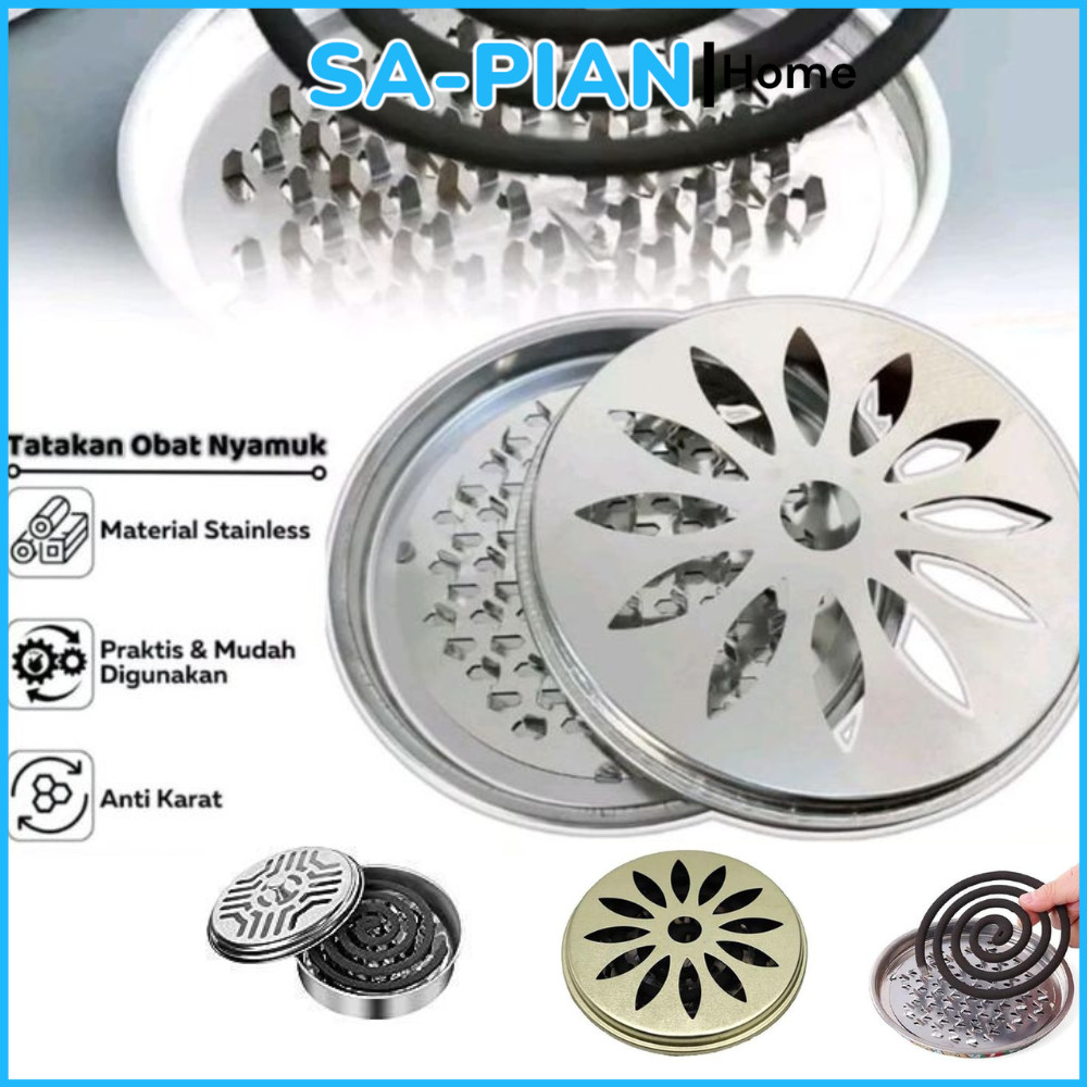 Wadah nyamuk bakar set atas bawah tempat bakar obat nyamuk kotak obat nyamuk bakar tatakan obat nyam