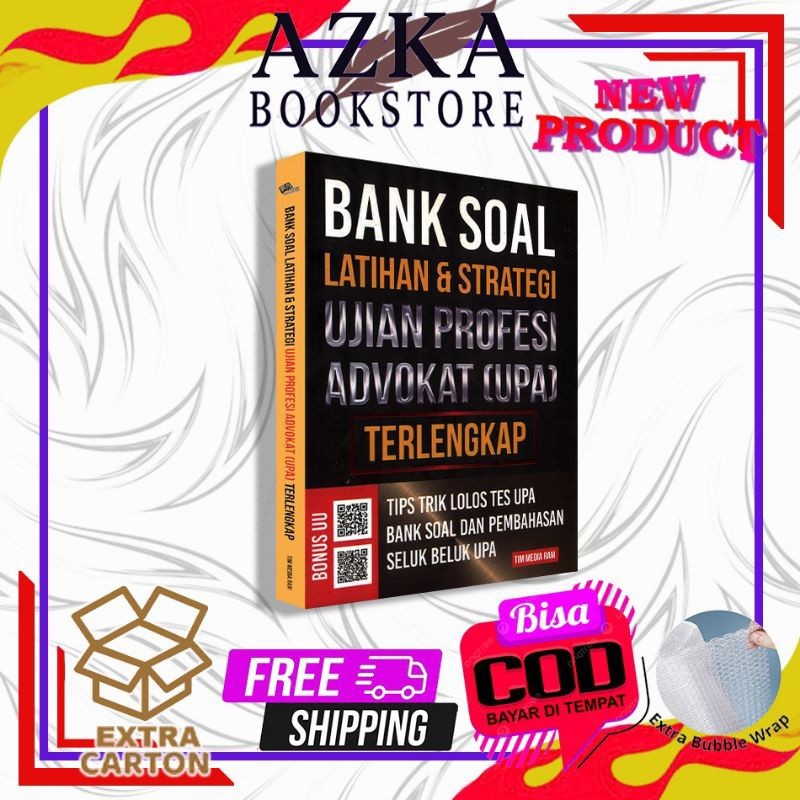

BUKU BANK SOAL LATIHAN & STRATEGI UJIAN PROFESI ADVOKAT 21X28 CM (UPA) TERLENGKAP