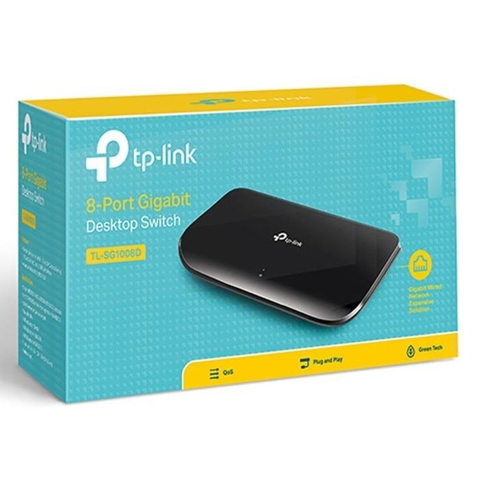 tplink 8 port gigabit switch hub sg1008d