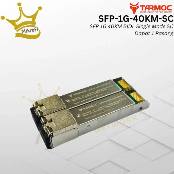 Tarmoc SFP-1G-L40-BD-SC | SFP 1G BiDi 40KM SM SC | SFP 1G 40KM SC
