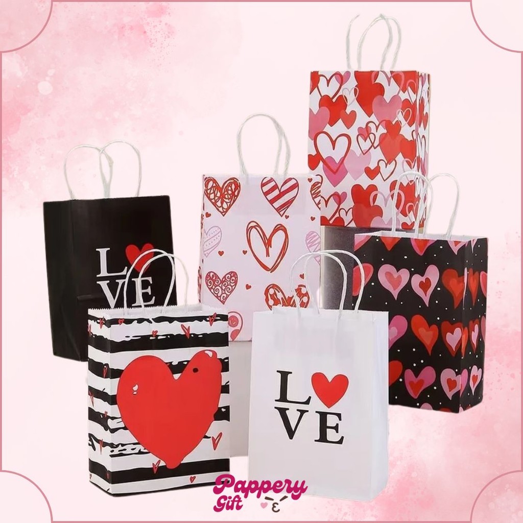 

Paper Bag Gift Cute / Paperbag Hadiah Telur Love I Want You (15 x 8 x 21Cm) - SE0593