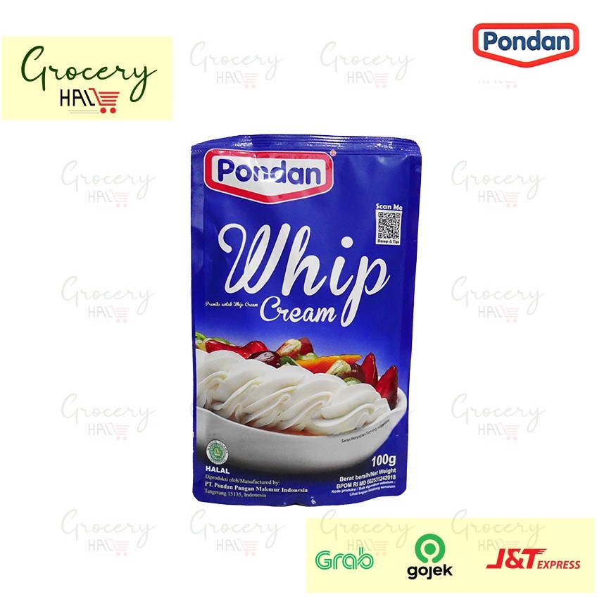

PONDAN WHIPPED CREAM 100 GRAM