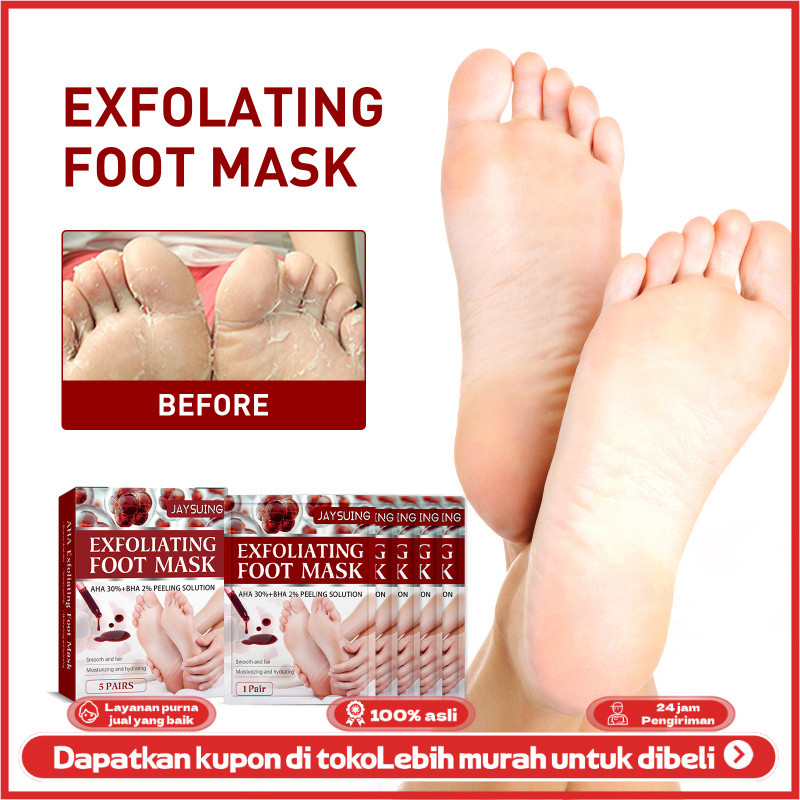 

Jaysuing Masker Kaki Eksfoliasi Asam Buah 1pair Melembapkan Kulit Melembutkan Penghilang Kutil Eksfoliasi Kulit Mati Melembapkan Kecantikan Masker Kaki /Tersedia