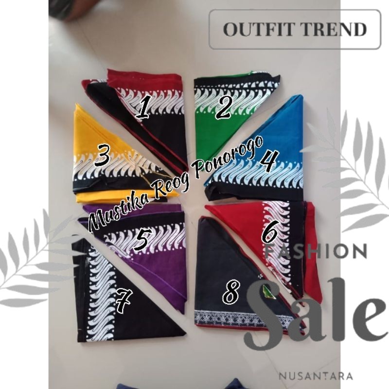 Udeng/udeng jaranan/udeng jatilan/iket/udeng segi tiga