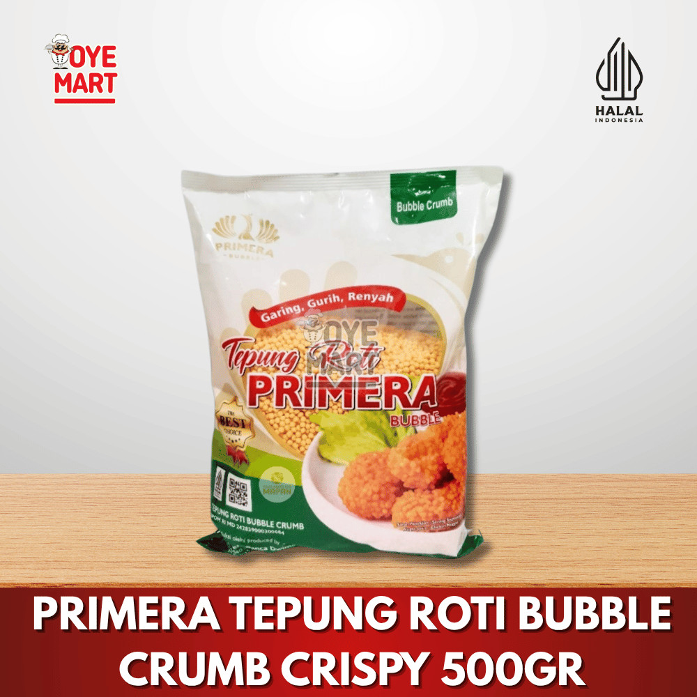 

PRIMERA TEPUNG BUBBLE CRUMBS 500GR