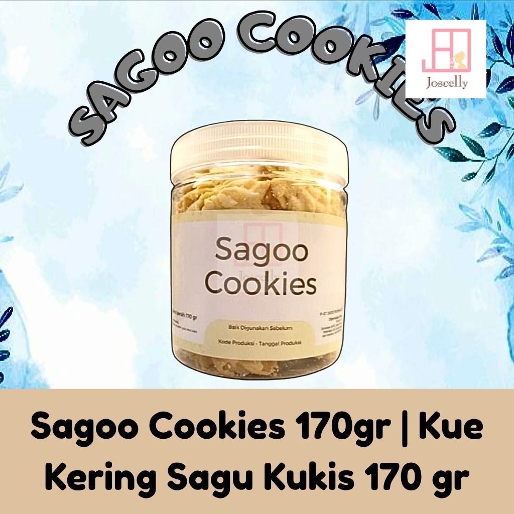 

JOSCELLY.ID Sagoo Cookies 170gr | Kue Kering Sagu Kukis 170 gr