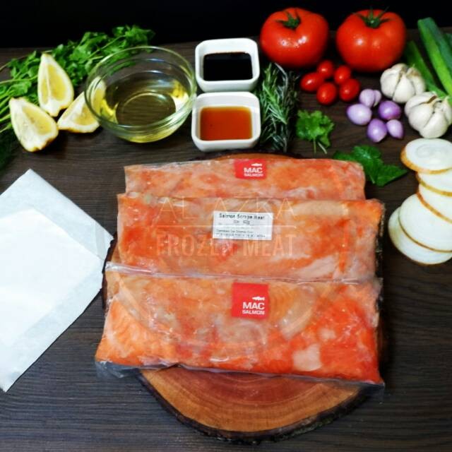 

Tetelan Salmon / Scrape Meat Salmon 500 Gram