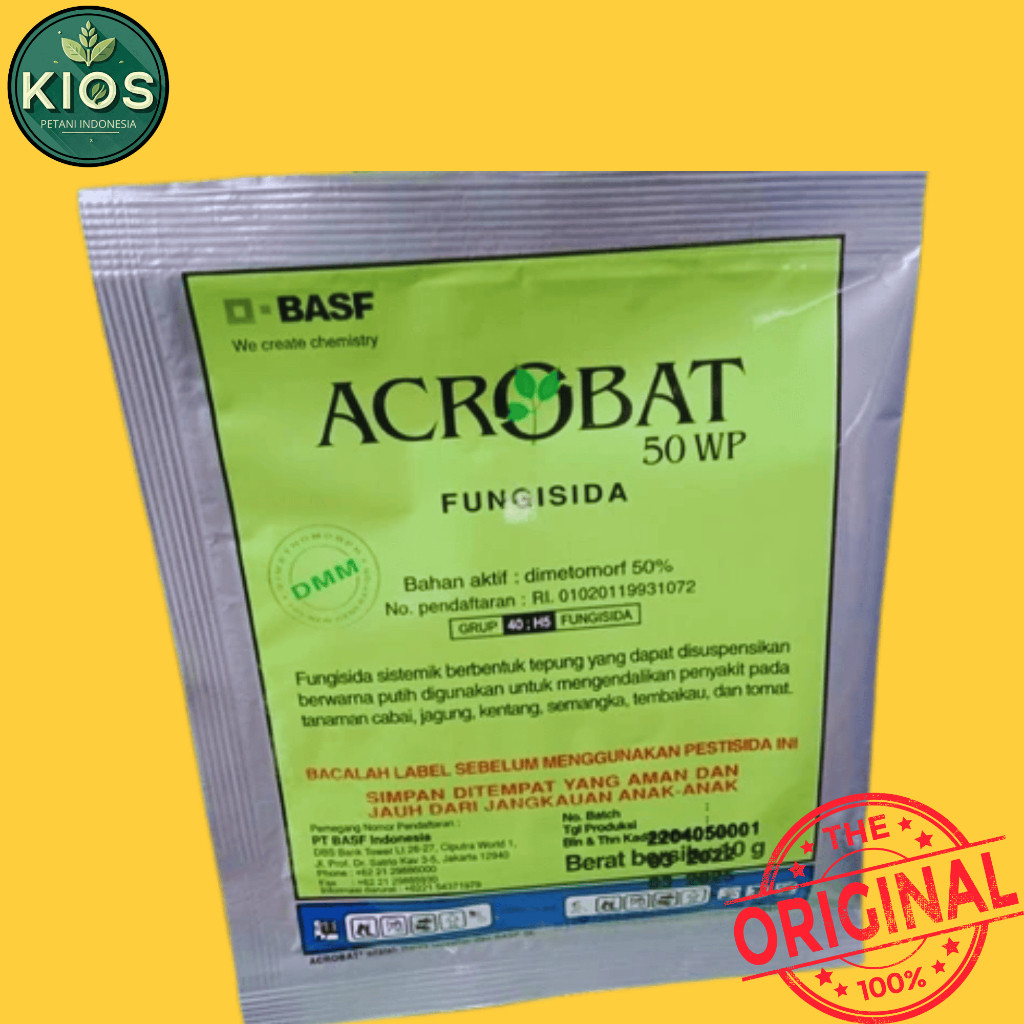 ACROBAT 50WP 10gram (kecil) - Fungisida (ORIGINAL) - Acrobat 50 WP 10 gr Fungisida Sistemik Obat Jam