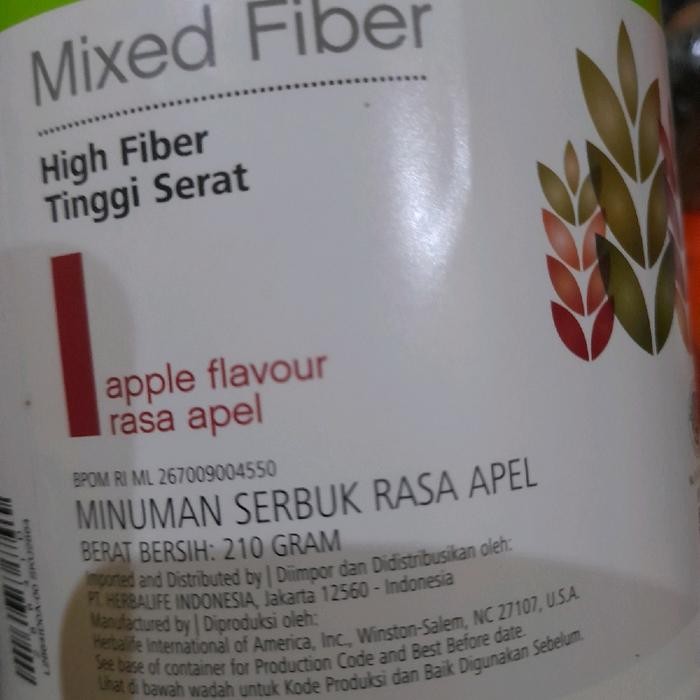 Mumpung Murah Mixed Fiber Herbalife Barcode Utuh