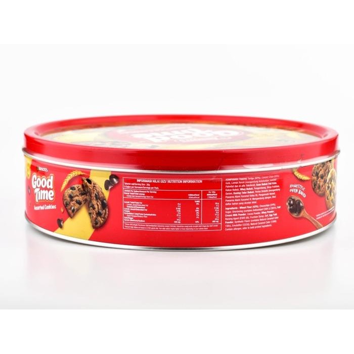 

Biskuit Kaleng Kukis Coklat GOOD TIME Choc Cookies 256 gr